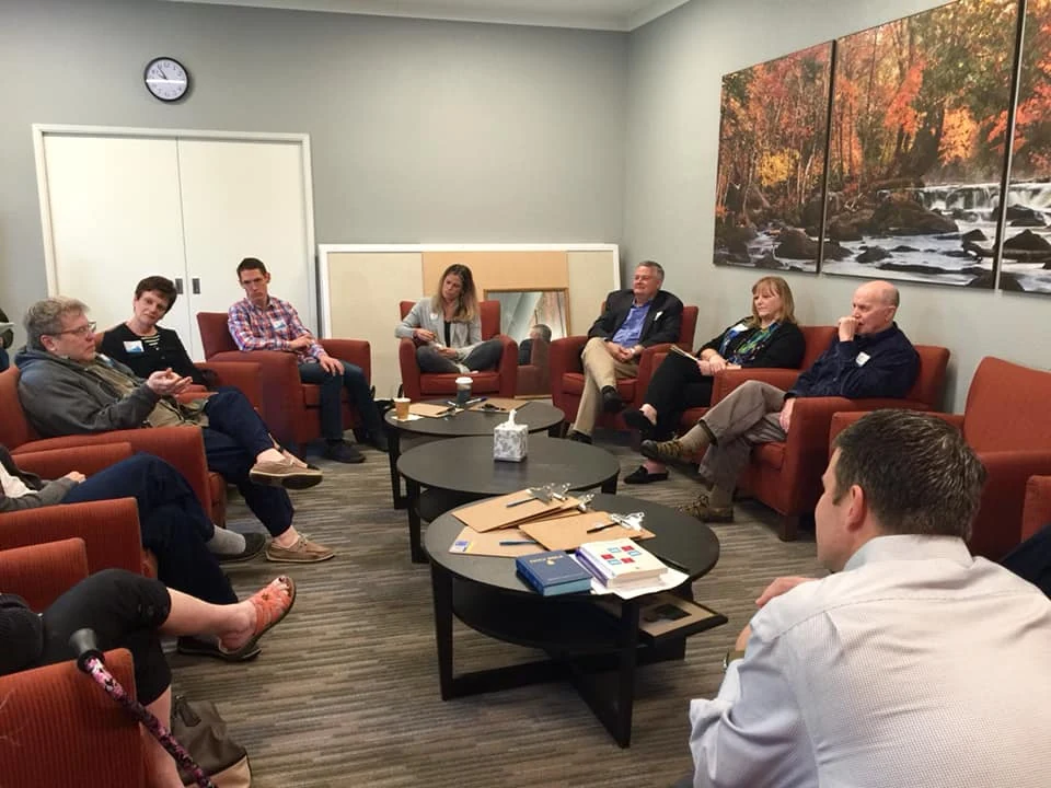 One of our committee gatherings.