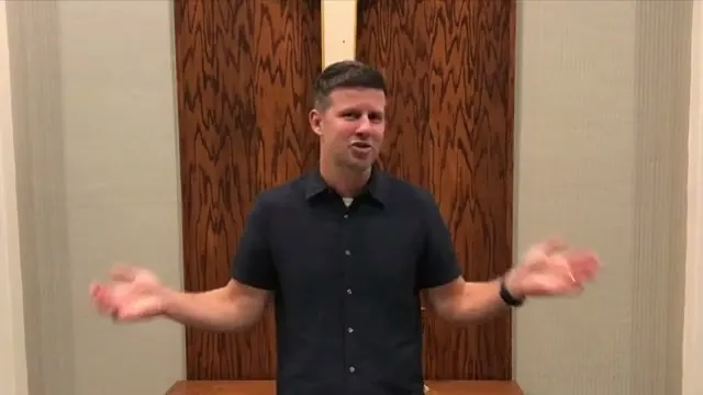 Rev. David G. Watermulder at the start of The Least of These
