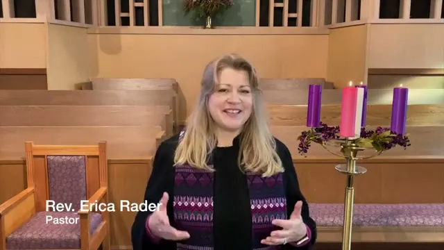 Rev. Erica Rader at the start of Making Room for Joy