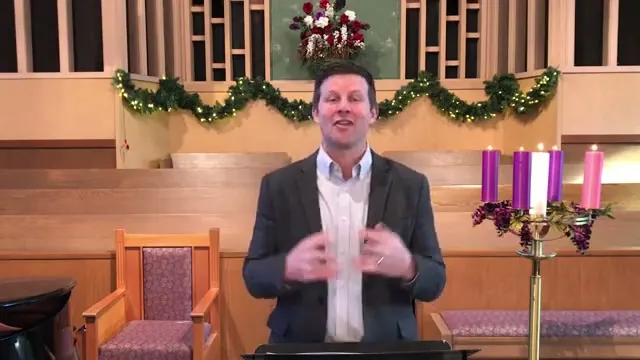 Rev. Dr. David G. Watermulder at the start of Blessed, Chosen, Destined