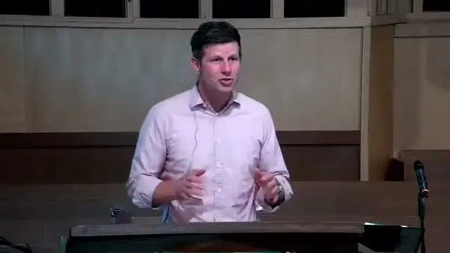 Rev. Dr. David G. Watermulder at the start of Submission & Freedom