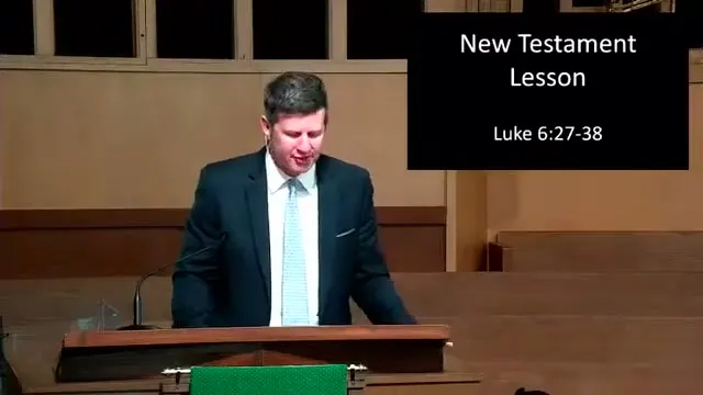 Rev. Dr. David G. Watermulder at the start of A Hard Word