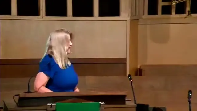 The preacher at the start of Worship service, August 6th, 2023