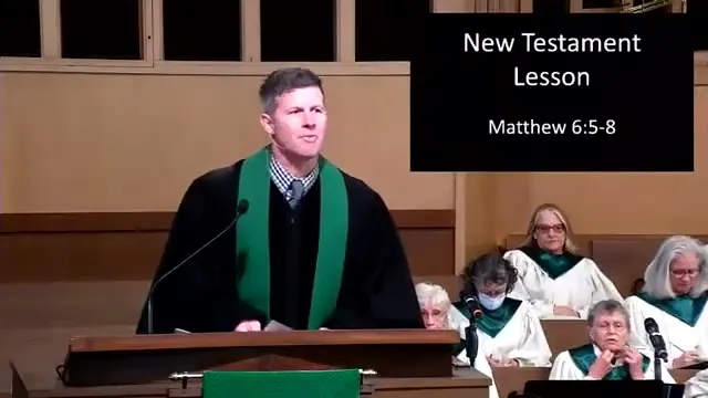 Rev. Dr. David G. Watermulder at the start of Pray Without Ceasing