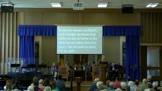Rev. Erica Rader at the start of Fruit of the Spirit: Faithfulness