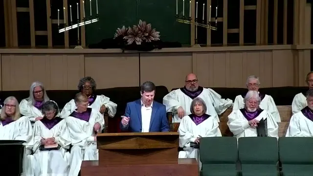 Rev. Dr. David G. Watermulder at the start of Sixth Time is a Charm