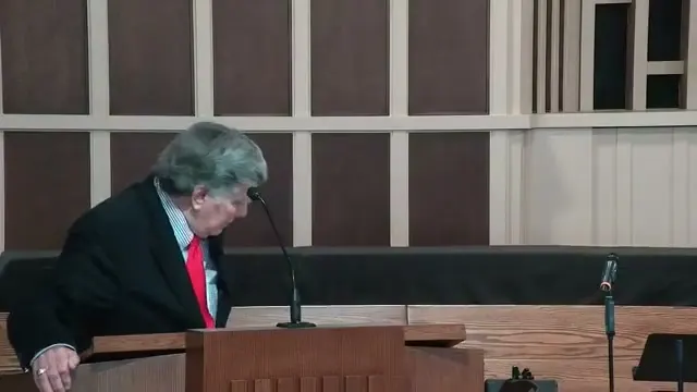 Rev. Jack C. Longley at the start of Know the Opposition