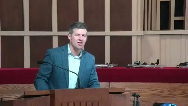 Rev. Dr. David G. Watermulder at the start of Out of Egypt