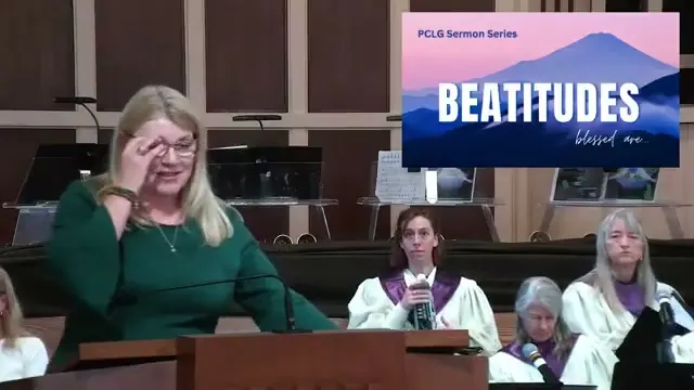 Rev. Erica Rader at the start of Peace for the Persecuted