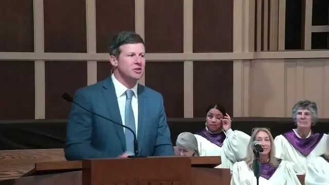 Rev. Dr. David G. Watermulder at the start of Fast & Future Hope