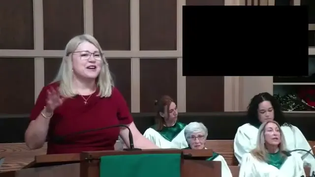 Rev. Erica Rader at the start of Stuff We Should Know: Geography of the Bible